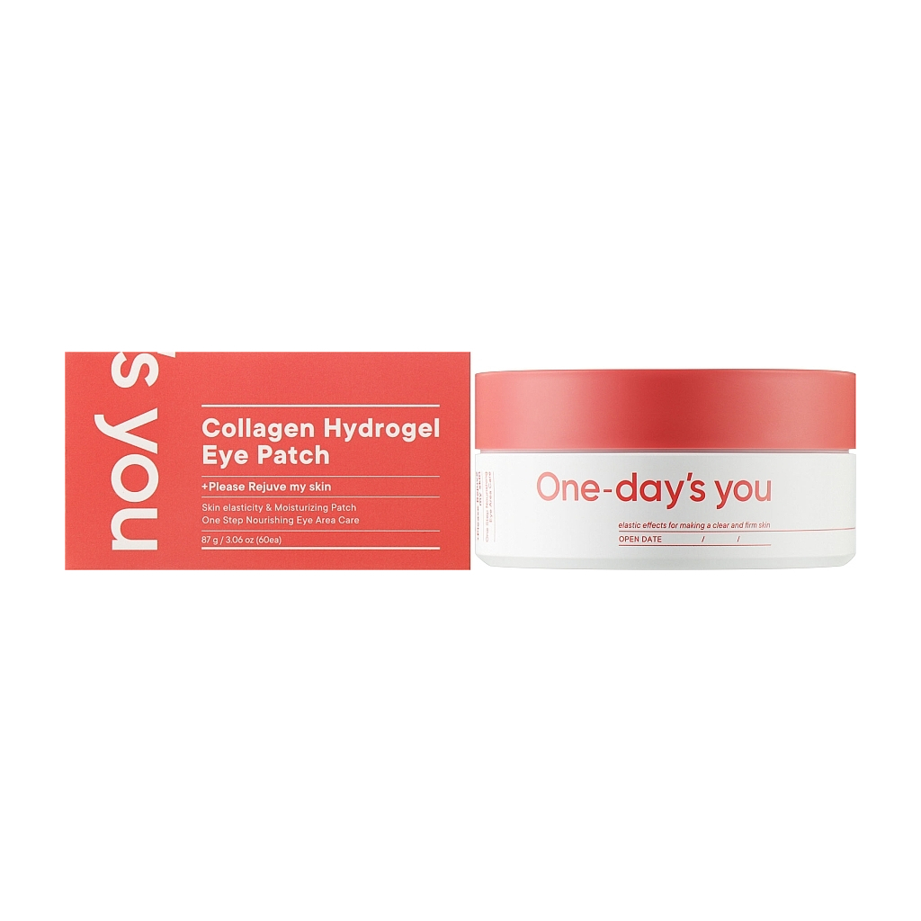 Патчі під очі One-Days You Collagen Hydrogel Eye Patch 60 шт (8809452672344) - изображение 2