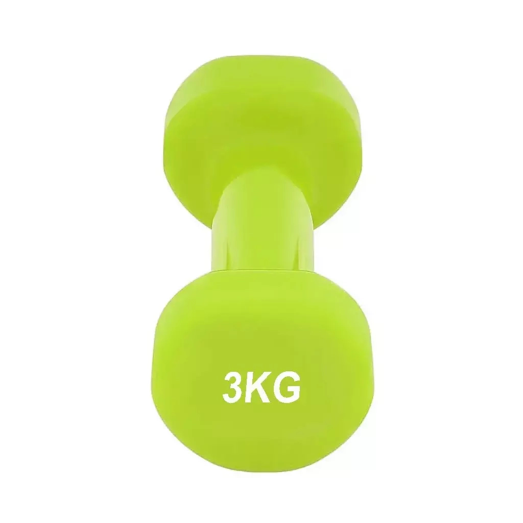 Гантель PowerPlay 4125 Achilles 3 кг Зелена (PP_4125_3kg) - зображення 5