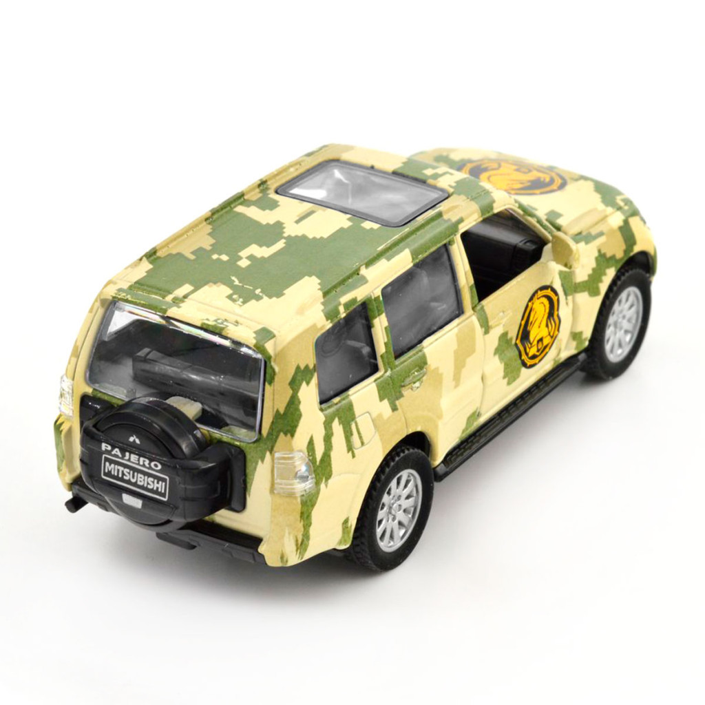 Машина TechnoDrive Автомодель серії Шеврони Героїв - Mitsubishi Pajero 4WD Tubro - 47 ОМБр (250361M) - зображення 12