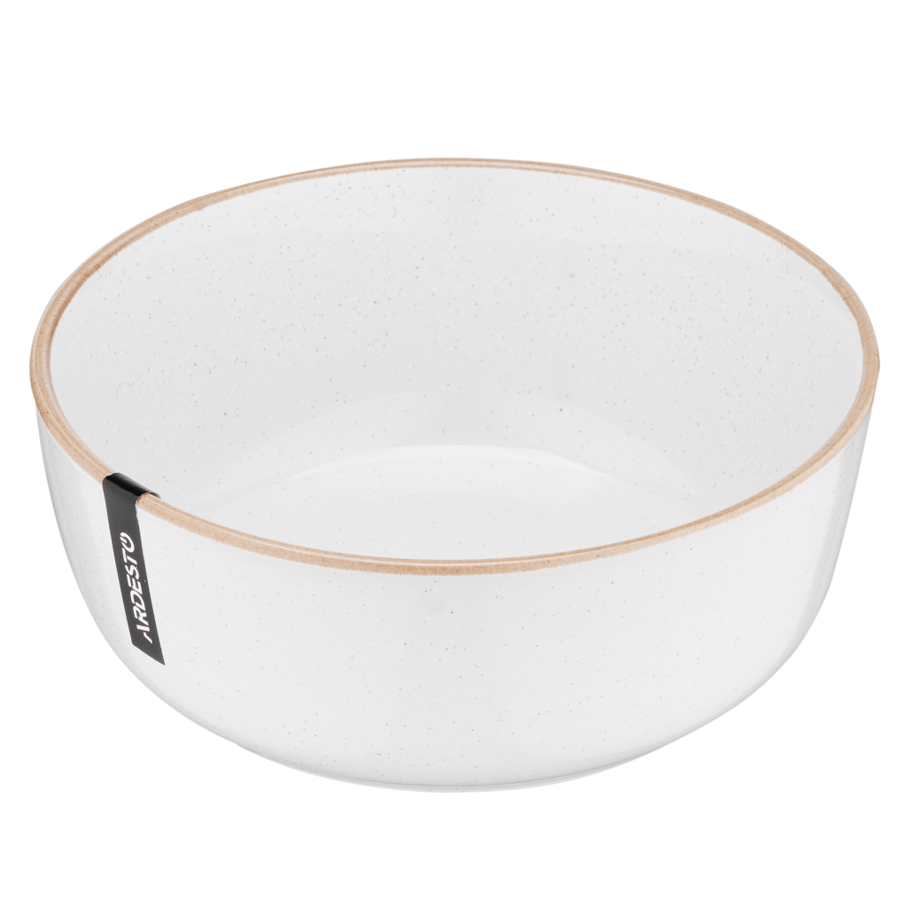 Салатник Ardesto Apulia 720мл, 16.2см, кераміка, білий (AR2916AW) - зображення 4