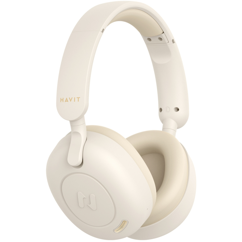 Навушники Havit HV-H655BT ANC Beige (6939119087425) - зображення 4