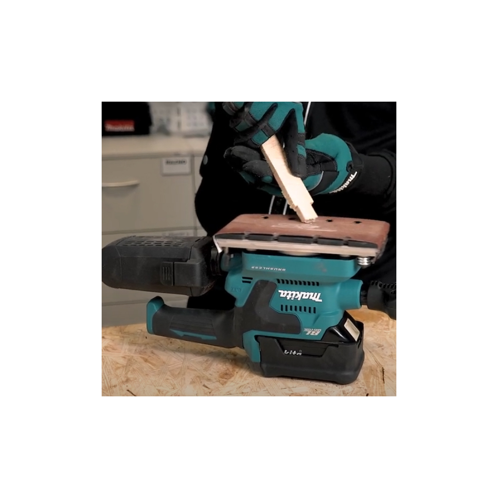 Шліфувальна машина Makita DBO381ZU LXT, 18В, 93x185мм, AWS (без АКБ та ЗП) (DBO381ZU) - зображення 3