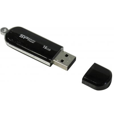 USB флеш накопичувач Silicon Power 16GB LuxMini 322 Black USB 2.0 (SP016GBUF2322N1K) - зображення 3