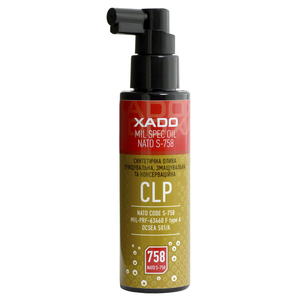 Мастило для зброї Xado CLP OIL 758 100 мл (XA 40132) - изображение 1