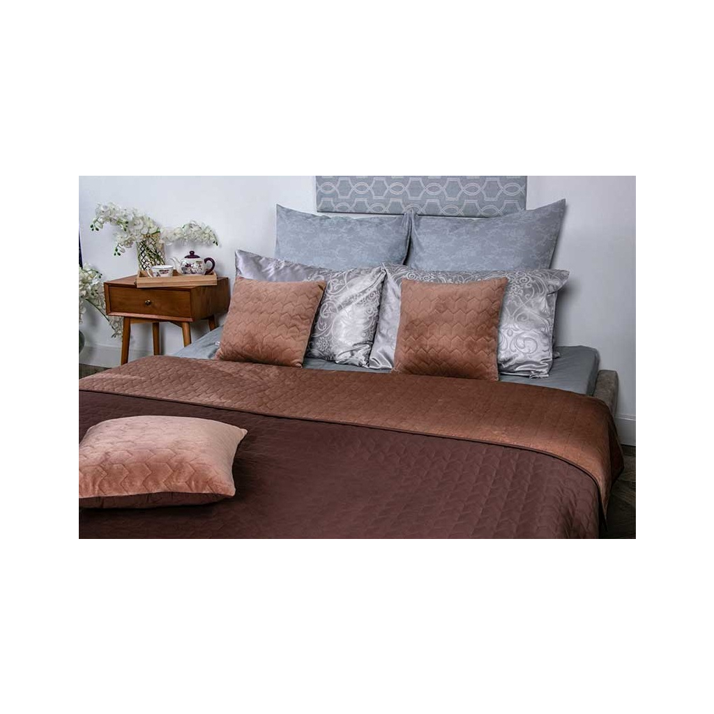 Подушка Руно декоративна Velour Cappuccino 40х40 (311.55_Cappuccino) - зображення 4