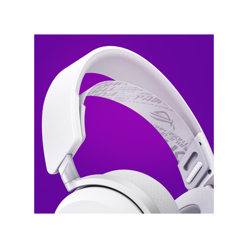 Навушники ASUS ROG Pelta RGB Wireless White (90YH0410-BHUA10) - зображення 12
