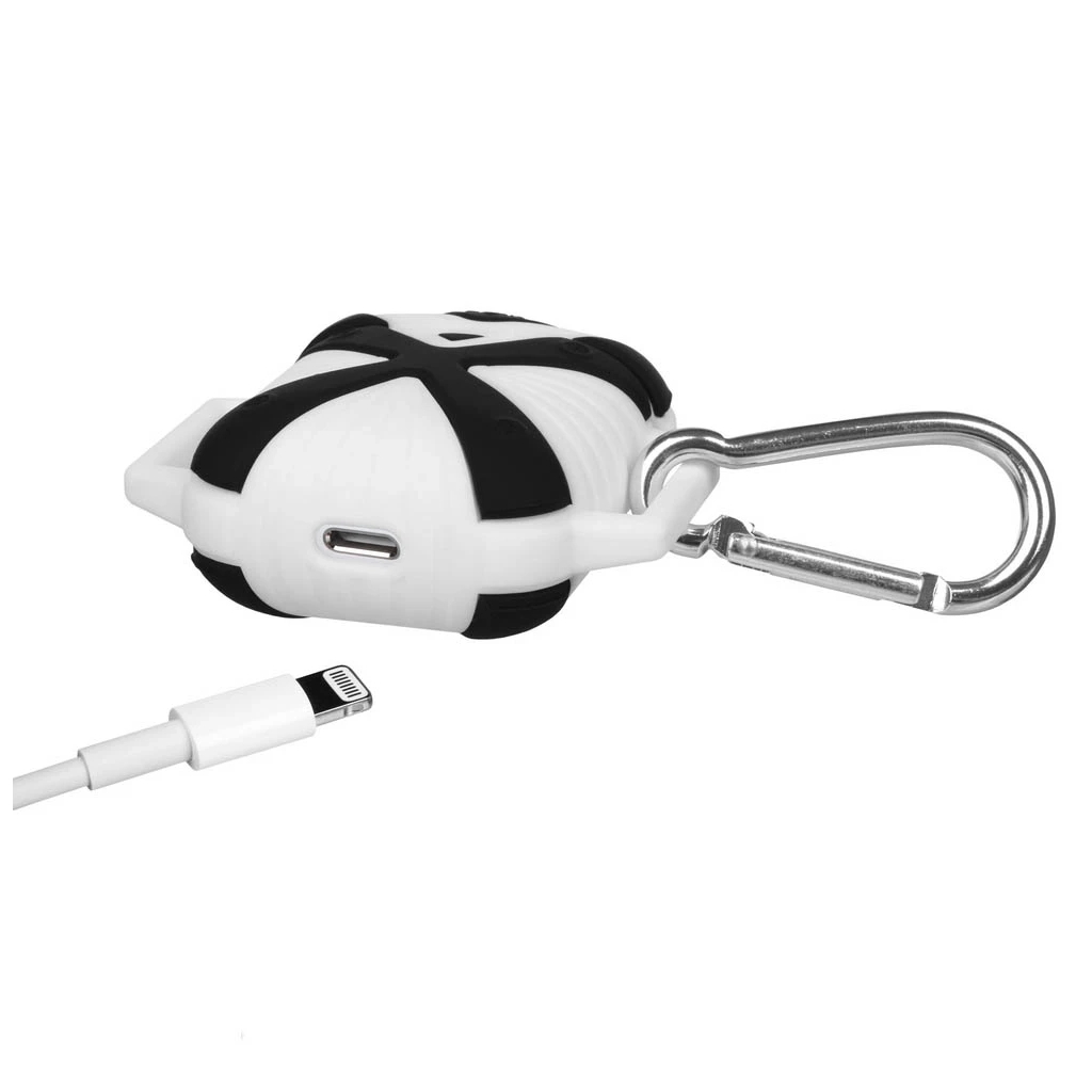 Чохол для навушників X-HuWei i-Smile для Apple AirPods IPH1443 Black+White (702333) - изображение 4