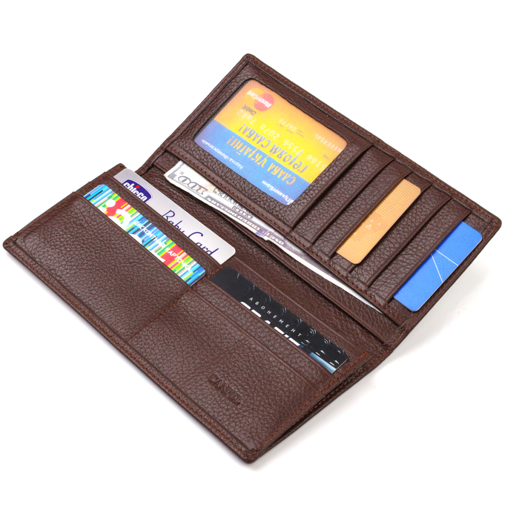 Гаманець Canpellini З натуральної шкіри Коричневий (21904) - зображення 5