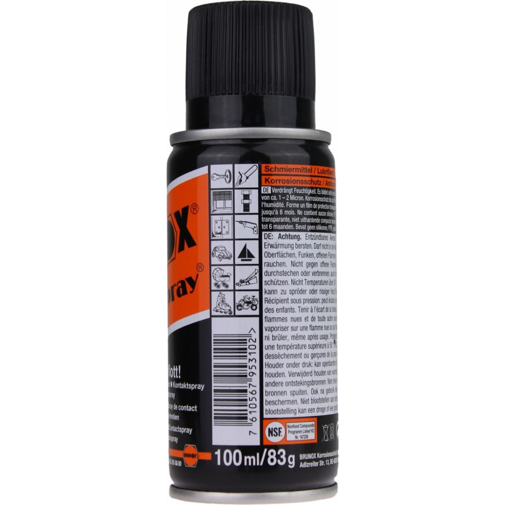 Мастило для зброї Brunox Turbo-Spray 100ml (BR010TS) - изображение 2