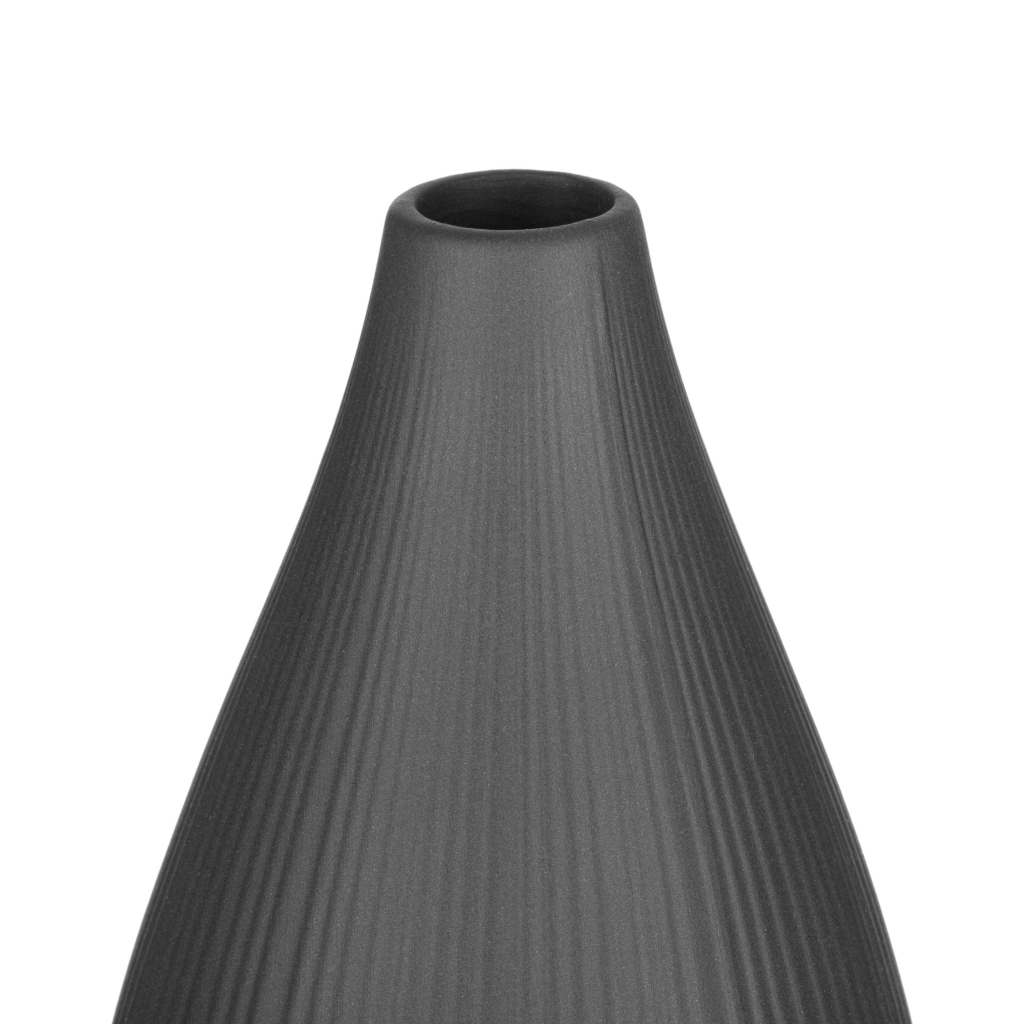 Ваза Ardesto Siena, 7х23см, порцеляна, сірий (AR3806B) - зображення 3