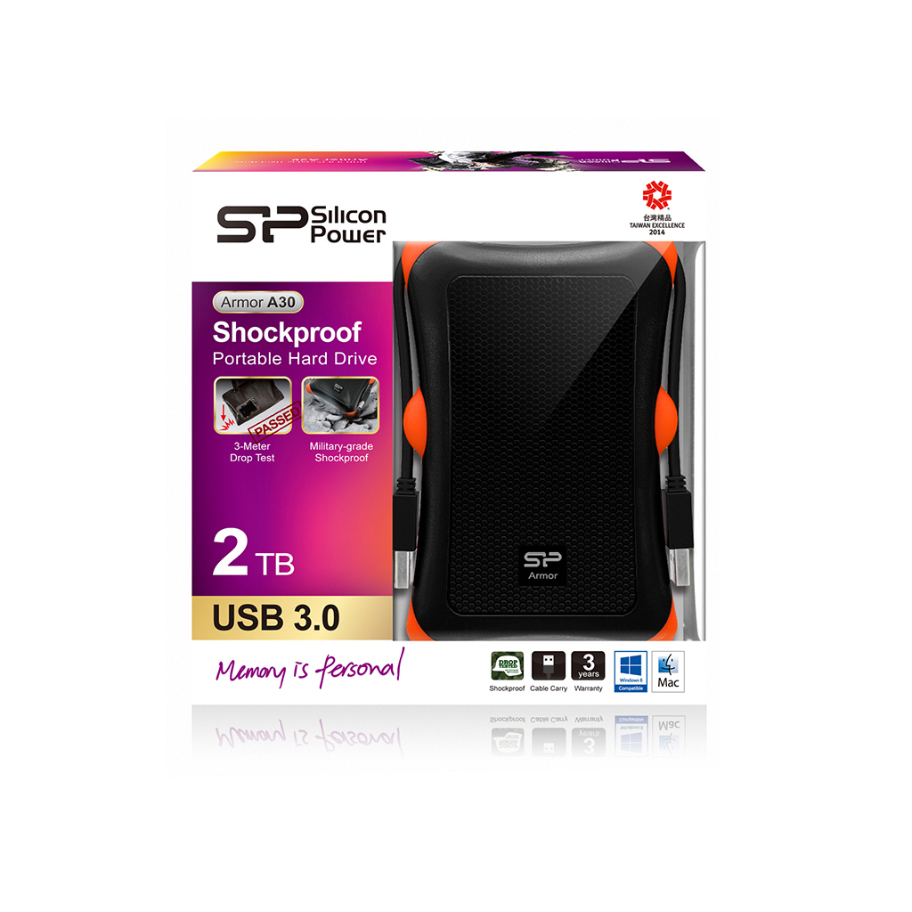Зовнішній жорсткий диск 2.5" 2TB Silicon Power (SP020TBPHDA30S3K) - зображення 3