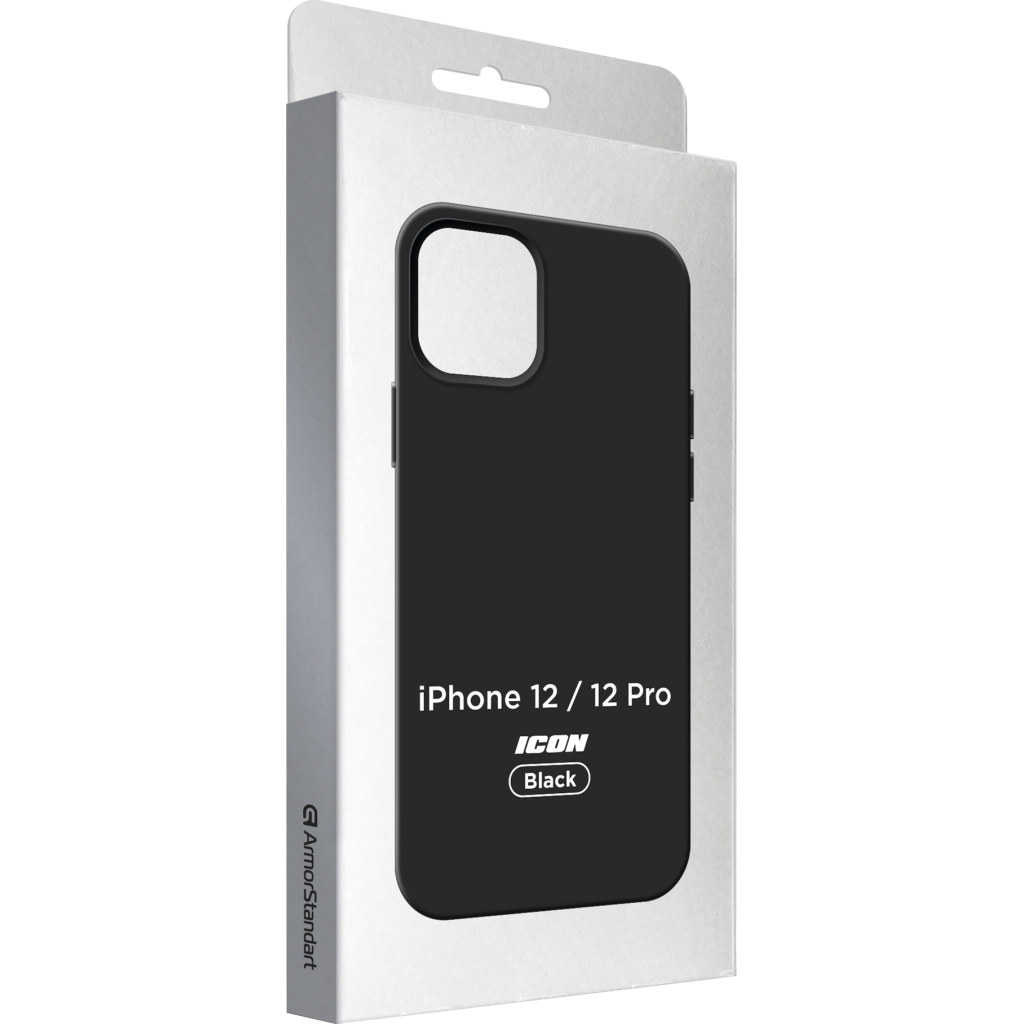 Чохол до мобільного телефона Armorstandart ICON2 Case Apple iPhone 12/12 Pro Black (ARM60577) - зображення 9