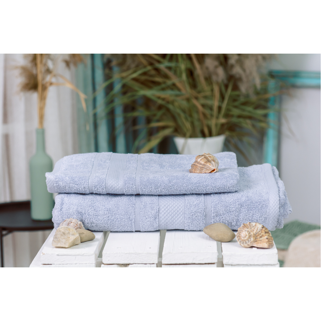 Рушник MirSon набір банних 5077 Elite SoftNess Lavender 50х90, 70х140 (2200003183153) - зображення 2