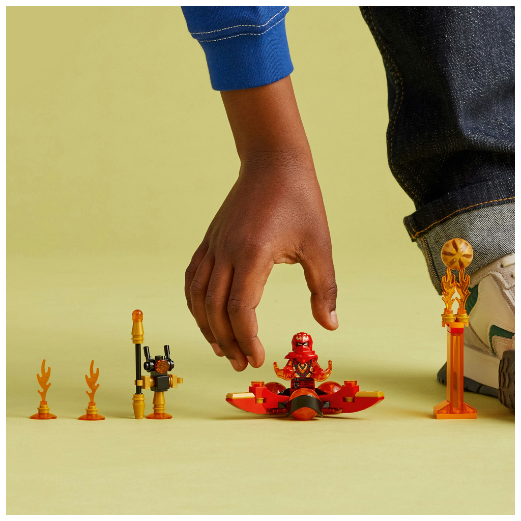 Конструктор LEGO Ninjago Суперсила дракона Кая сальто спін-джитсу 72 деталі (71777) - зображення 9