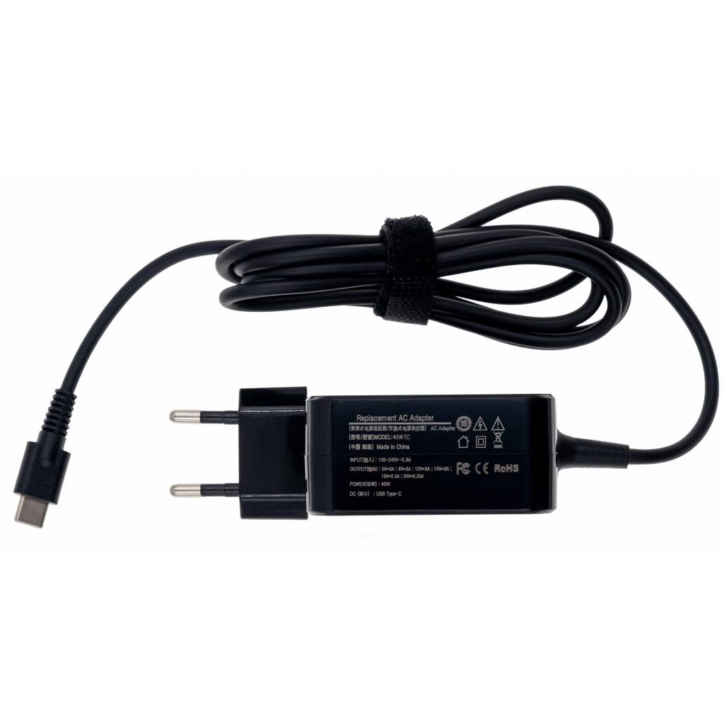 Блок живлення до ноутбуку Grand-X Type-C 45W Asus, Apple, Dell, HP, MI, Lenovo, Xiaomi (45WTC) - зображення 3