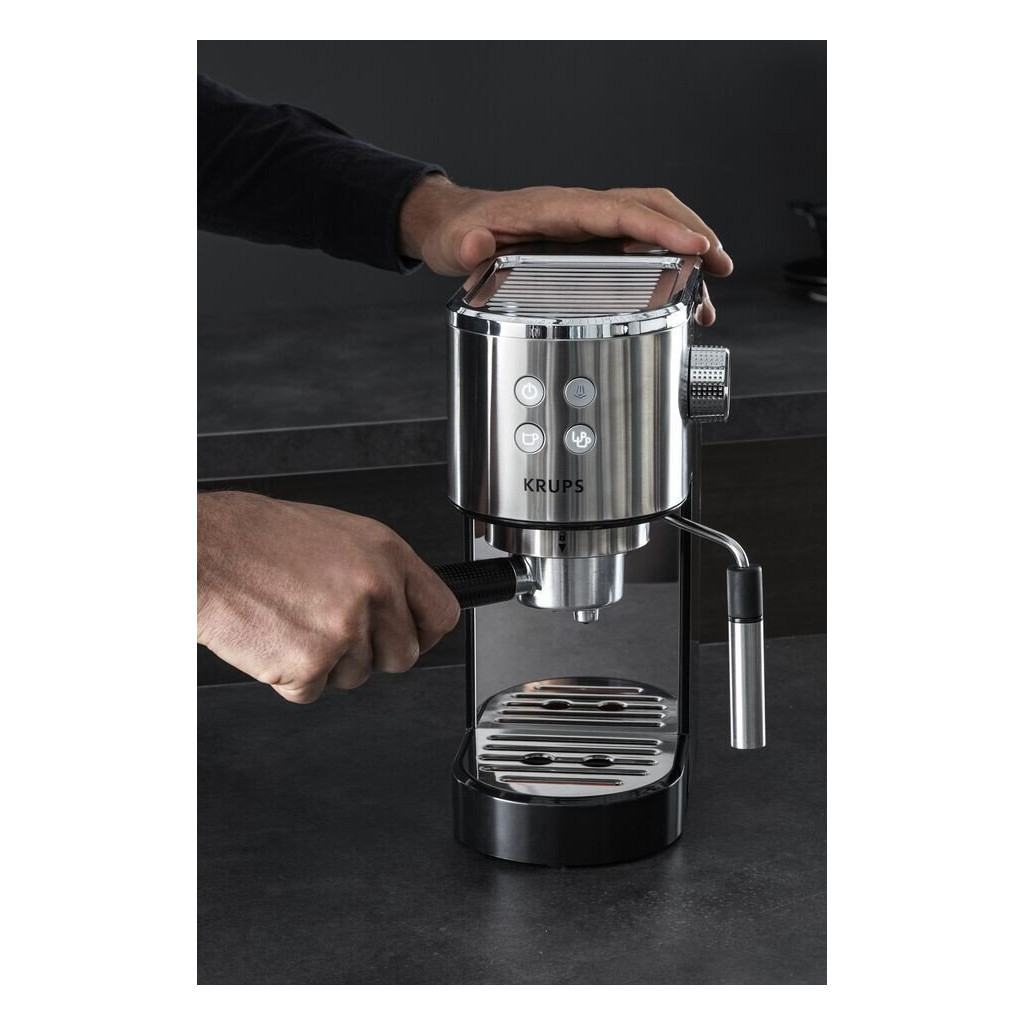 Ріжкова кавоварка еспресо Krups XP442C11 - зображення 2