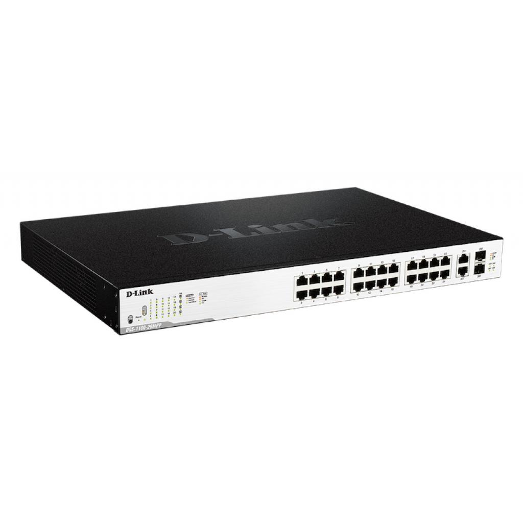 Комутатор мережевий D-Link DGS-1100-26MPP - зображення 1