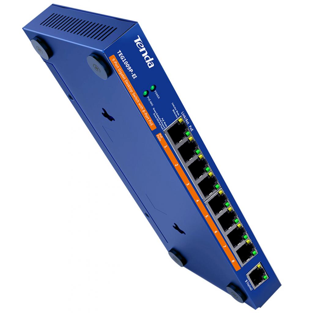 Комутатор мережевий Tenda TEG1009P-EI - зображення 4