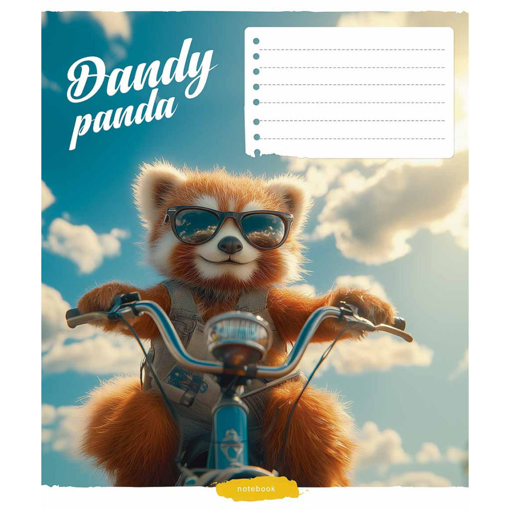 Зошит Школярик Cool animals 12 аркушів клітинка (012-3518K) - зображення 5