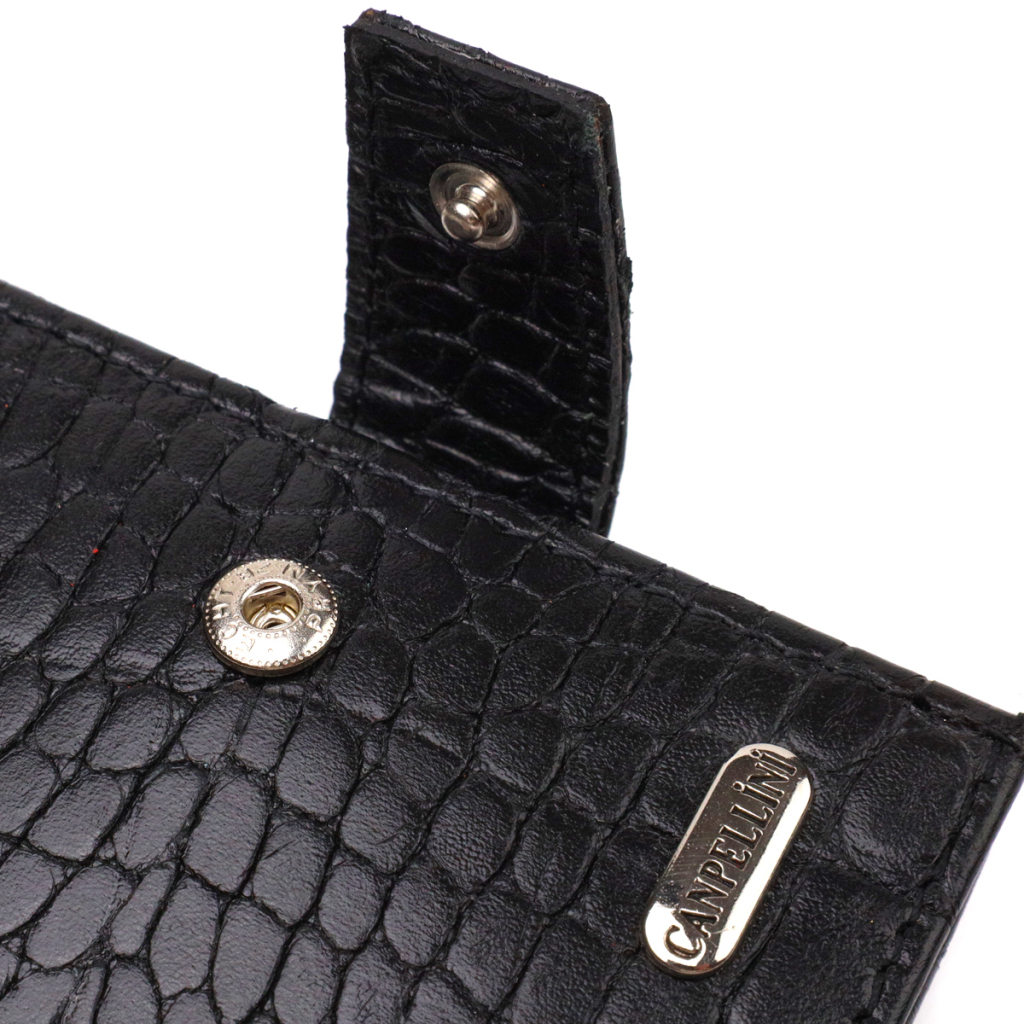 Гаманець Canpellini З натуральної шкіри Чорний (21790) - зображення 5