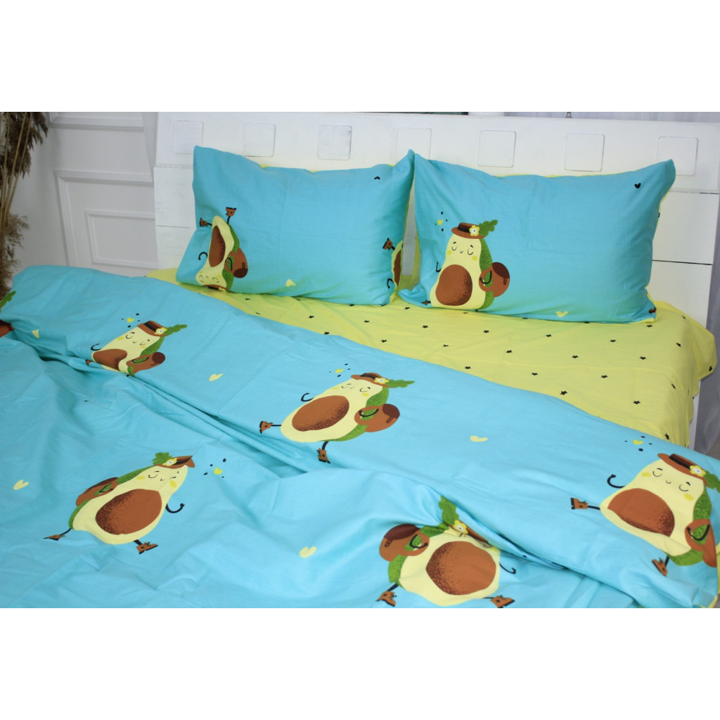 Постільна білизна MirSon Сатин 22-1311 Avocado traveler 110 х 140 (2200004344874) - зображення 5