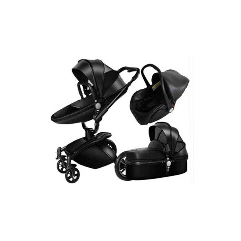 Коляска Bonbonle 3 в 1 AB-906 black (821491) - зображення 1