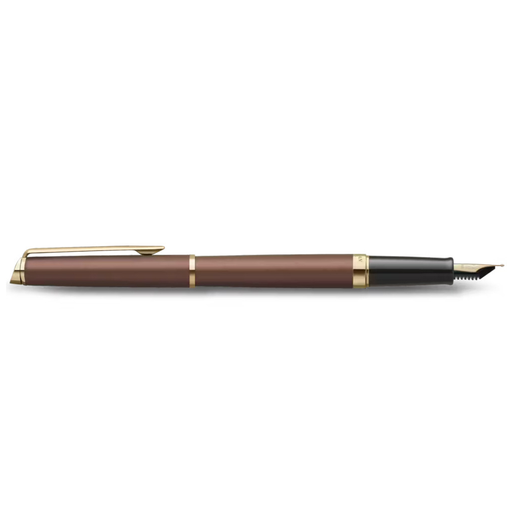 Ручка пір'яна Waterman HEMISPHERE Metallic Copper Red GT  FP F (12 092) - зображення 3