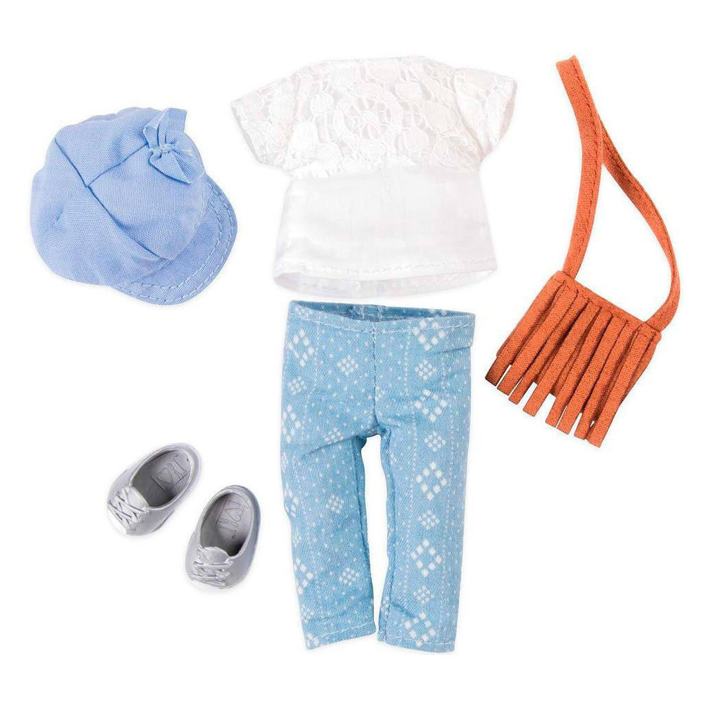 Аксесуар до ляльки Lori Набір одягу для ляльок - Сумка з бахромою (LO30022Z) - зображення 1