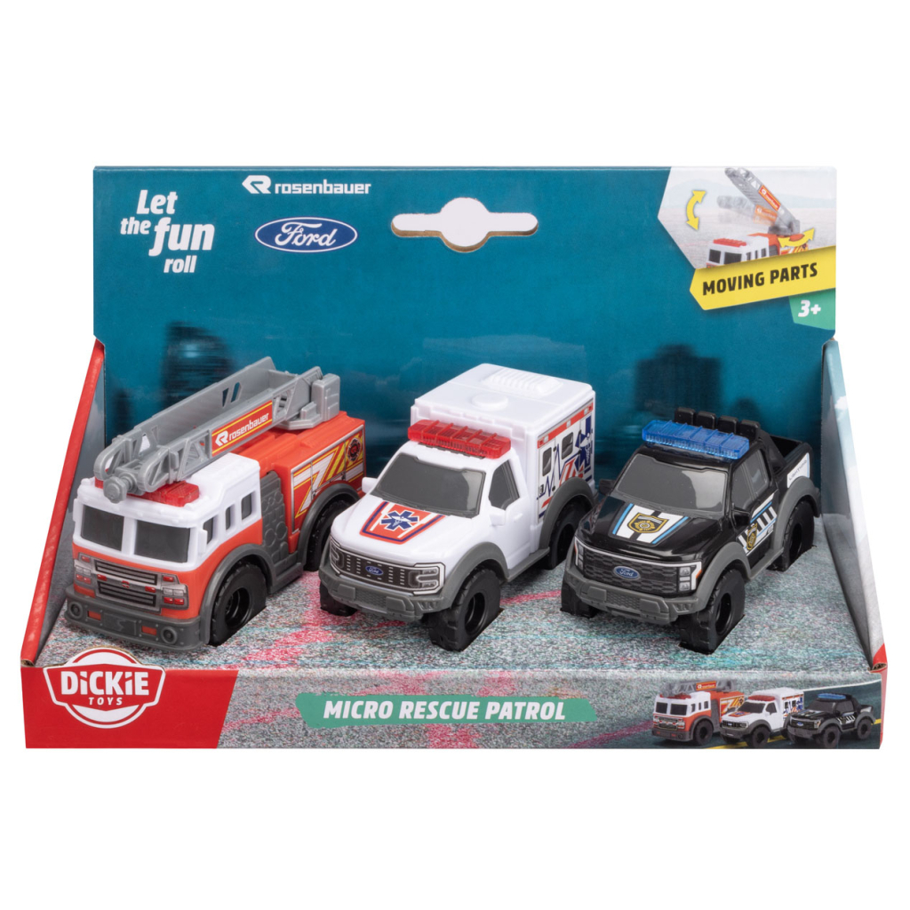 Спецтехніка Dickie Toys набір Швидке реагування Мікро (3712031) - зображення 2