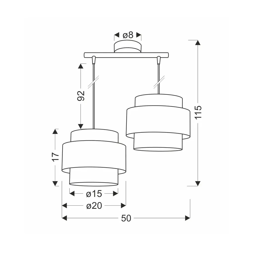 Люстра Candellux Hare (32-18489) - изображение 2