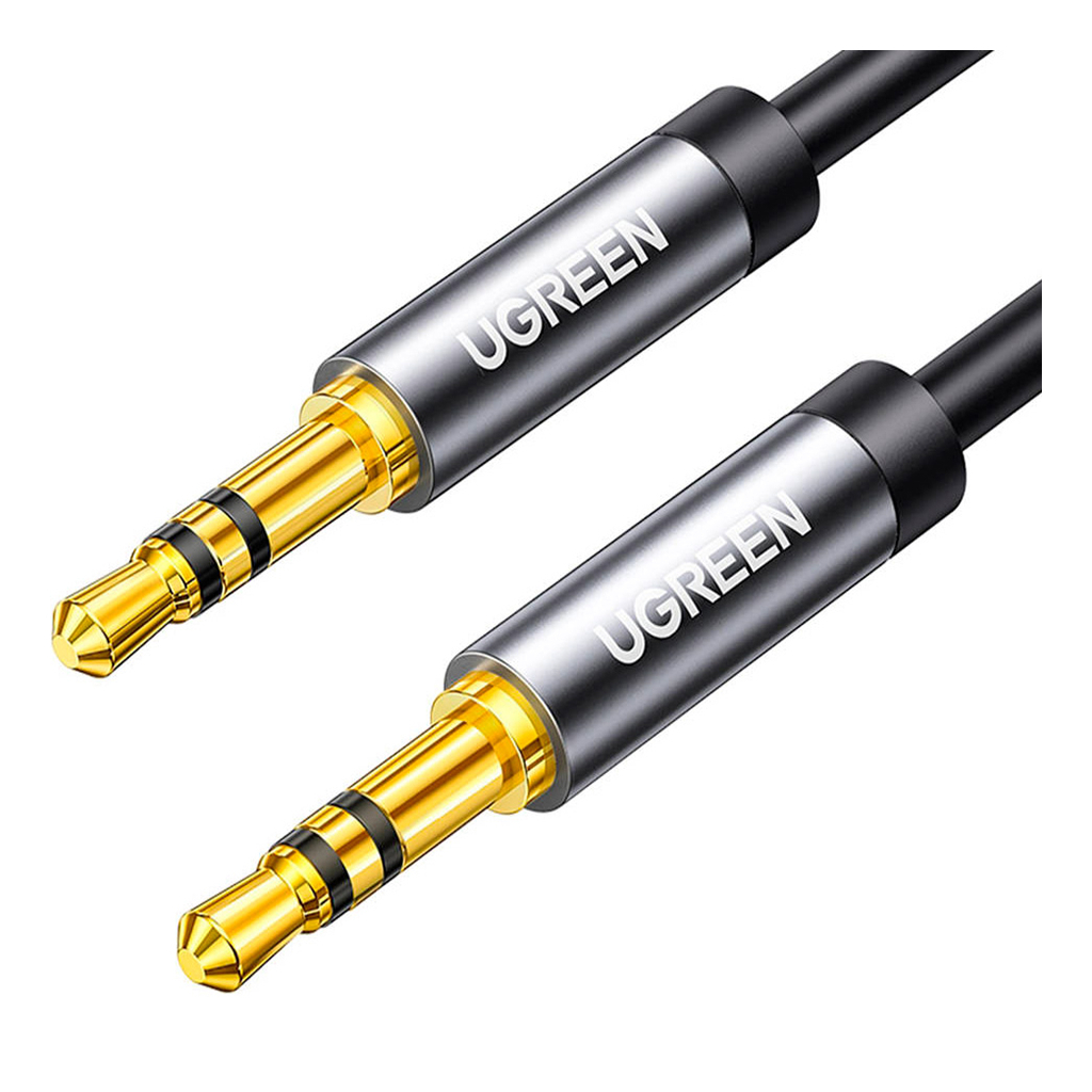 Кабель мультимедійний 3.5mm M to 3.5mm M 0.5m AV119 black Ugreen (10732) - picture 1