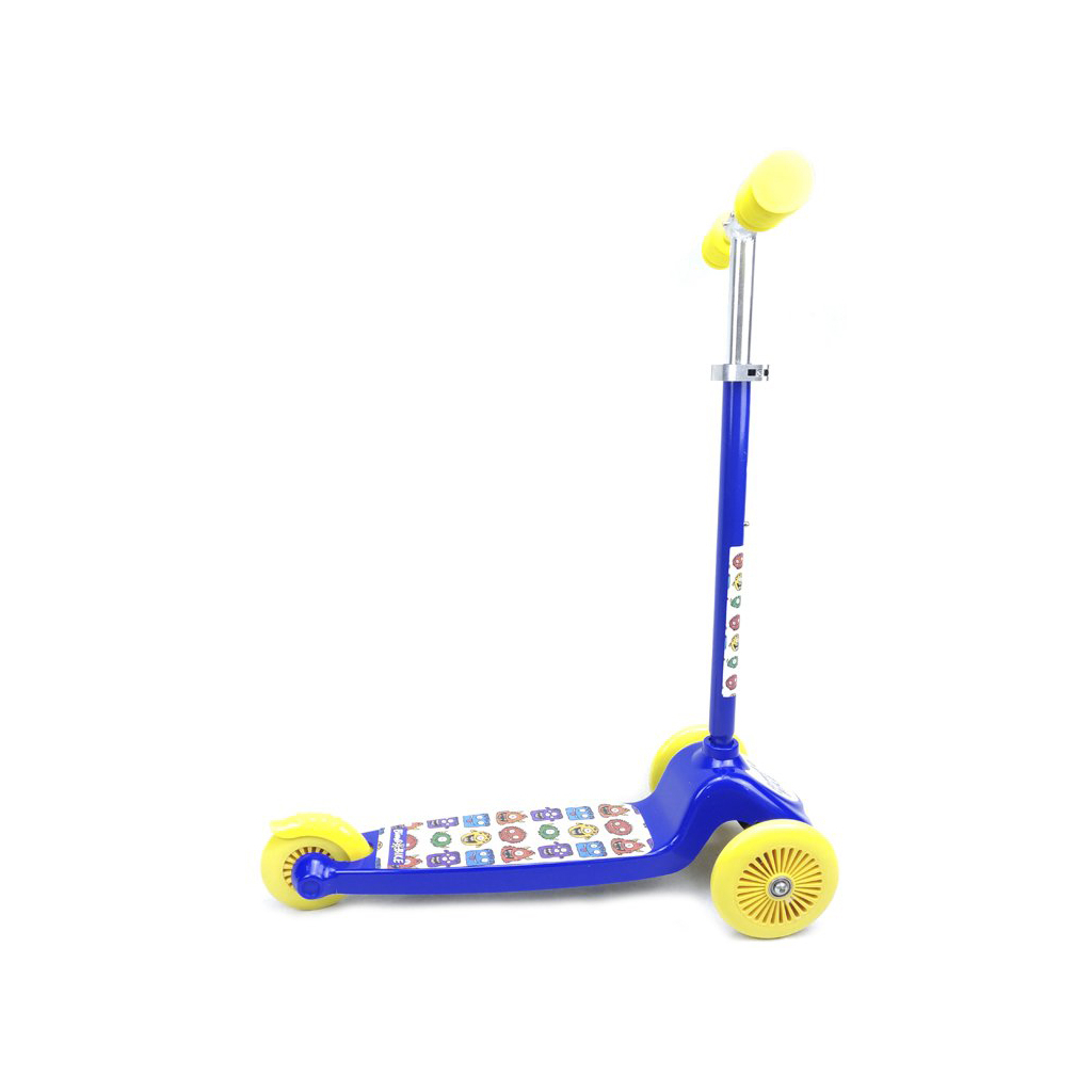 Самокат Bimbo Bike Monsters 12` з регулюванням висоти Синьо-жовтий (75803-IS) - изображение 2
