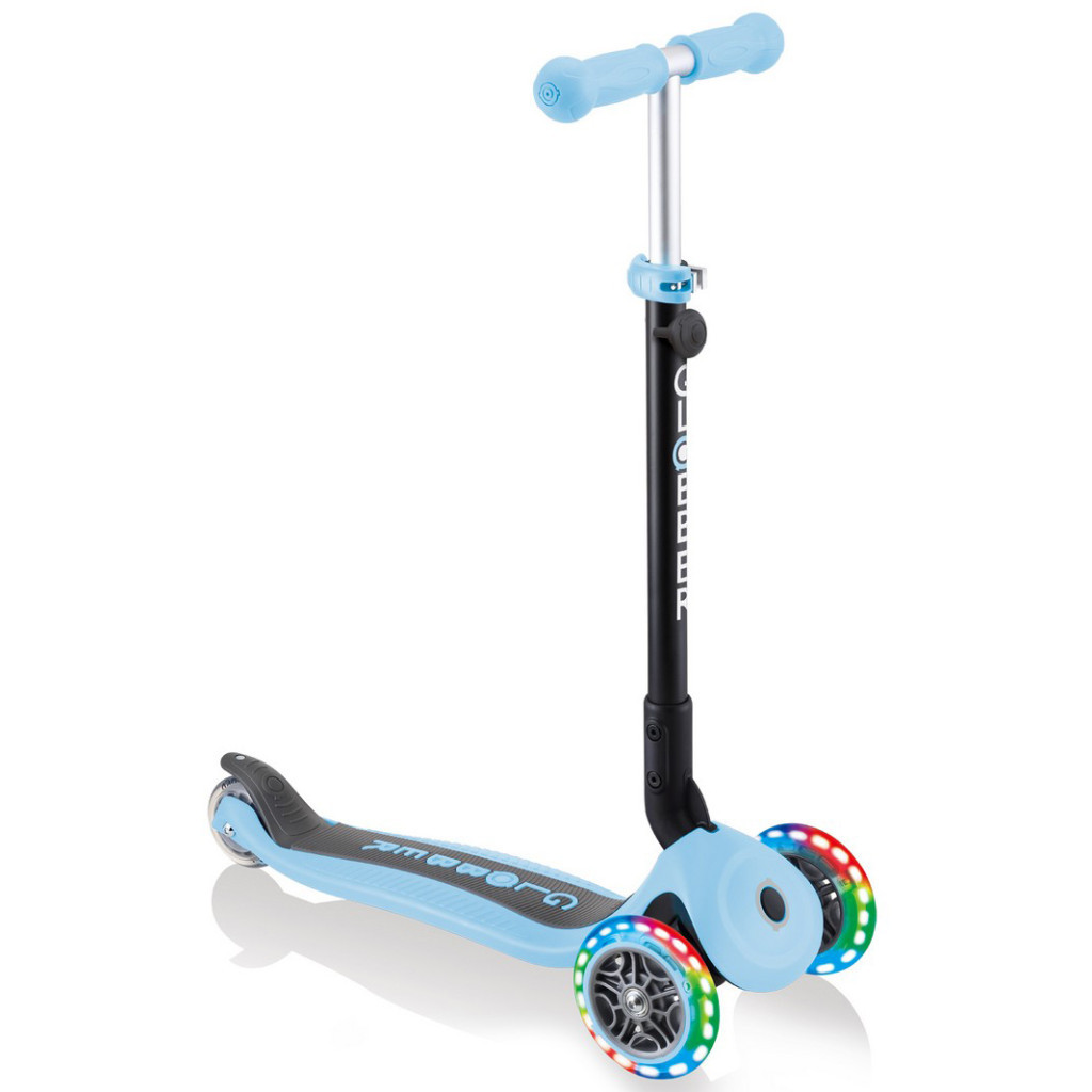 Самокат Globber Go Up Foldable Plus Lights пастельно-синій (743-200) - зображення 2