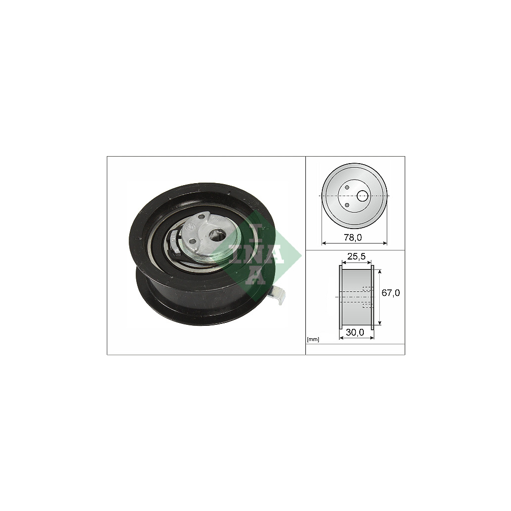 Ролик натягувача ременя INA 531 0251 30 - зображення 1