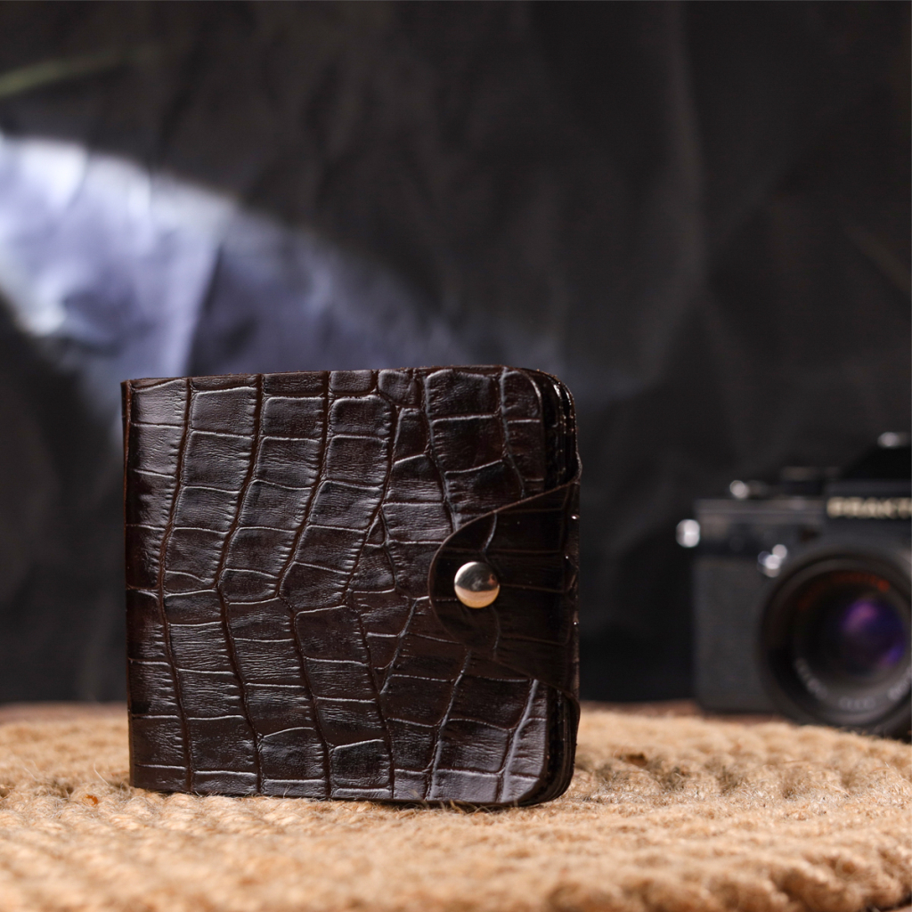 Портмоне Canpellini З натуральної шкіри Коричневе (21578) - зображення 8