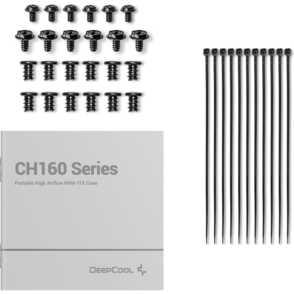 Корпус Deepcool CH160 Black (R-CH160-BKNGI0-G-1) - зображення 11