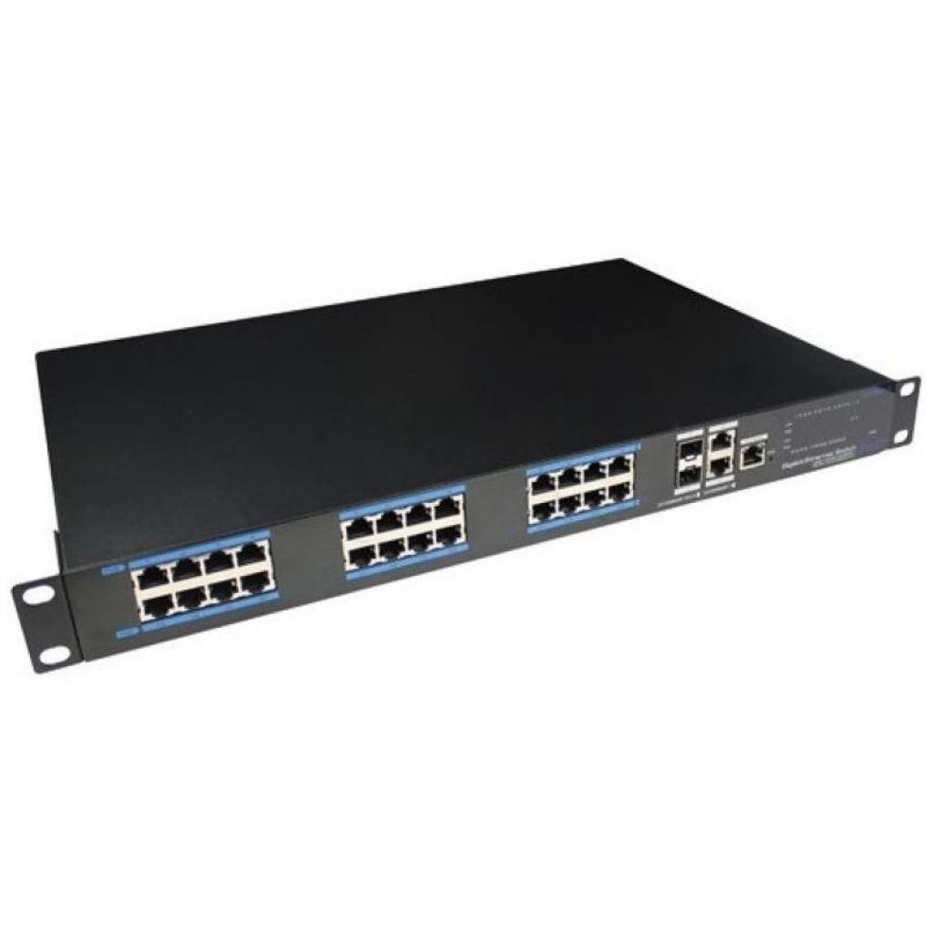 Комутатор мережевий Utepo UTP7524GE-POE-L2 - зображення 1