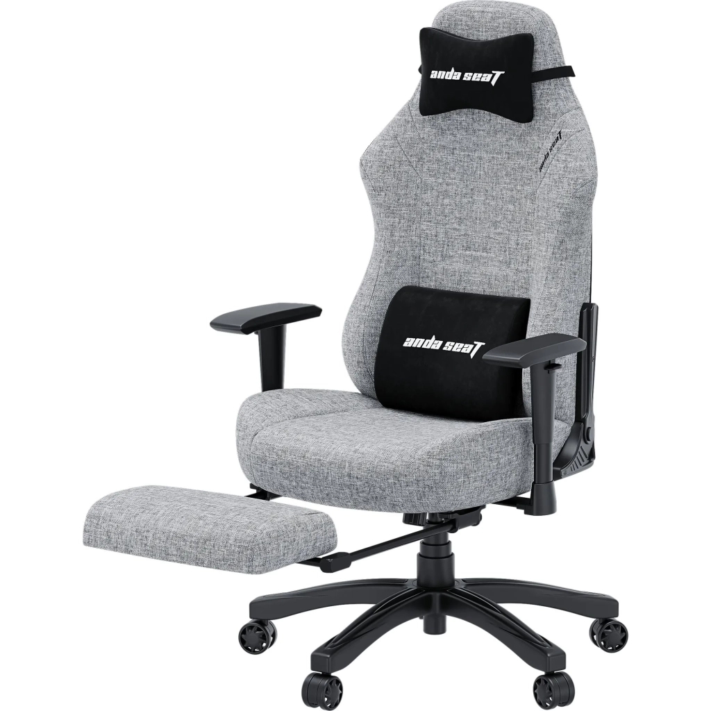 Крісло ігрове Anda Seat Fabric Luna Pro Size L Gray (AD18T-44-G-F) - зображення 4