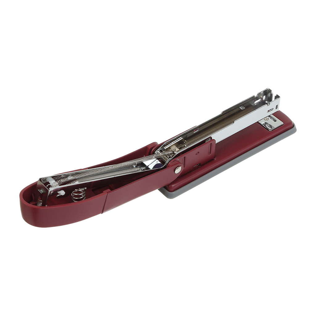 Степлер Buromax металевий MORANDI STYLE , 25 аркушів ,(скоби №24/6; 26/6 ), 136 х 38 х 55 мм,бордовий (BM.4260-13) - зображення 3