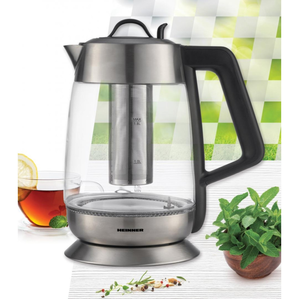 Електрочайник HEINNER HEK-TF18GX - зображення 3
