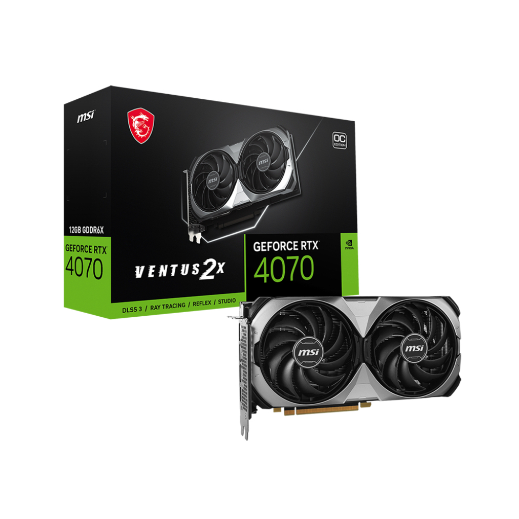 Відеокарта MSI GeForce RTX4070 12Gb VENTUS 2X E OC (RTX 4070 VENTUS 2X E 12G OC) - зображення 5