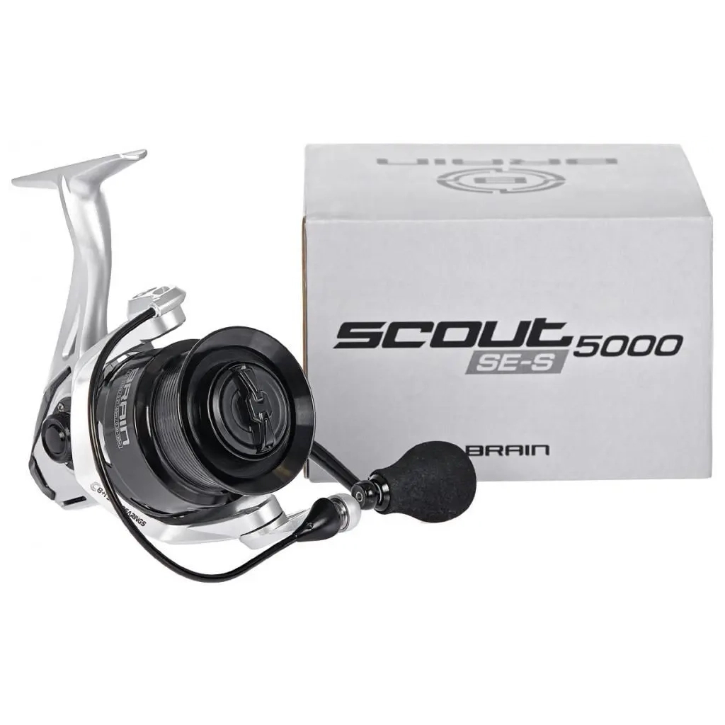 Котушка Brain Scout SE-S 6000S 8+1BB 4.91 Silver (1858.46.45) - зображення 2