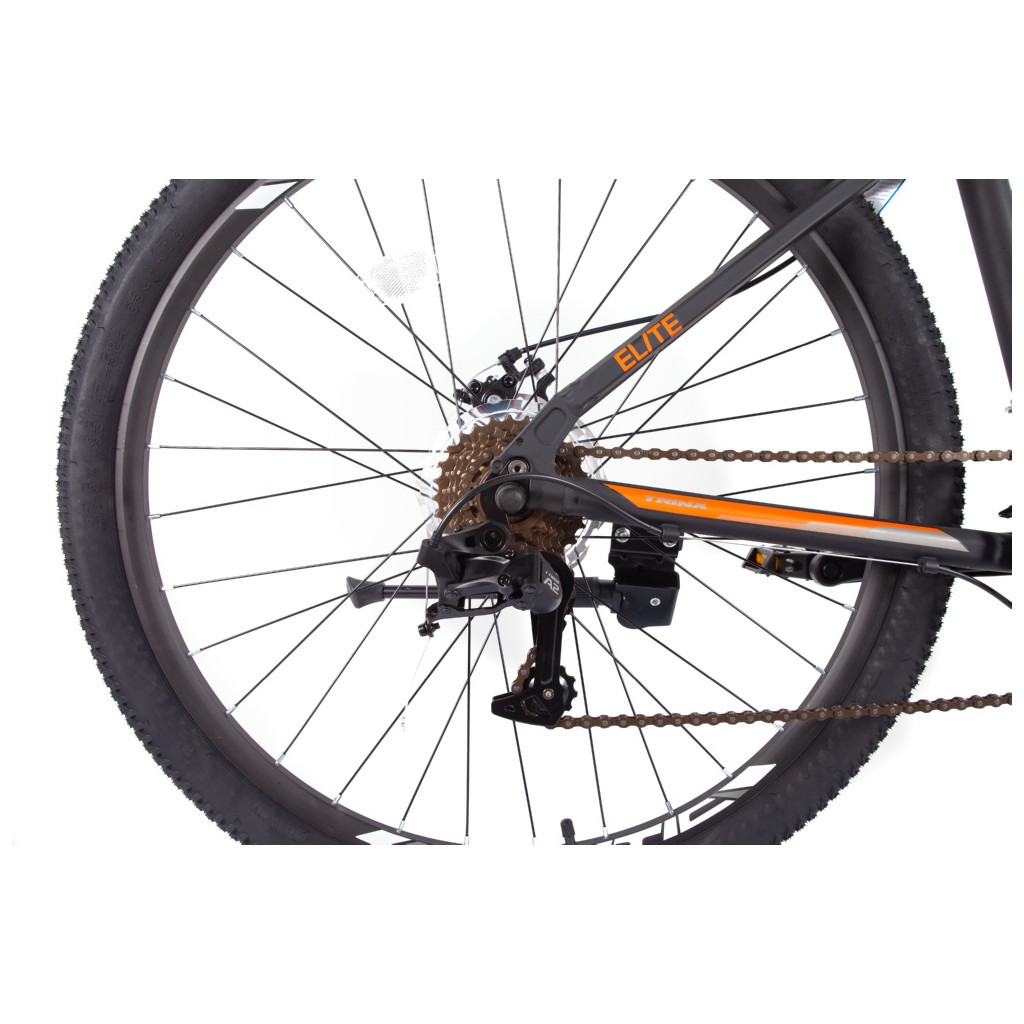 Велосипед Trinx M100 Elite 27.5" рама-20" Matt-Black-Grey-Orange (M100Elite.20MBGO) - зображення 5