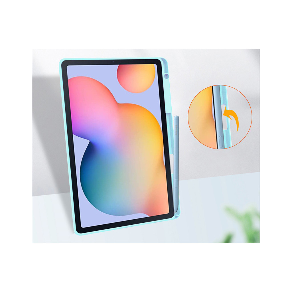 Чохол до планшета BeCover Soft Edge Stylus Mount Samsung Tab S6 Lite (2024) 10.4" P620/P625/P627 Light Blue (710841) - зображення 7