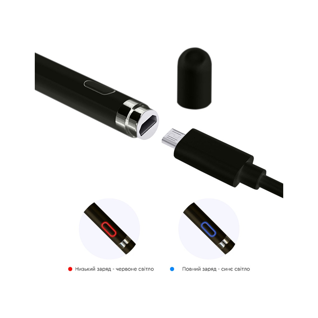 Стилус AirOn AirPen для ємнісного дисплею Black (6126755803223) - изображение 4
