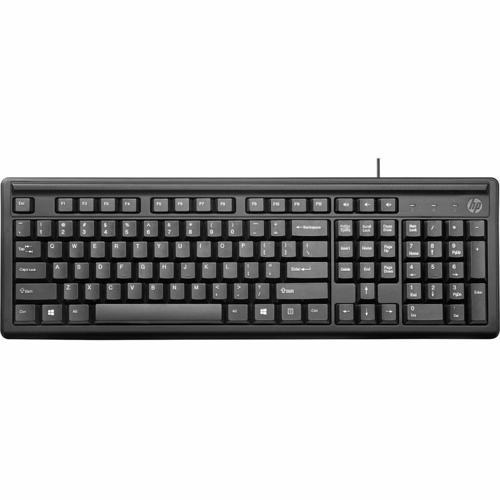 Клавіатура HP 100 USB Black (2UN30AA) - зображення 1