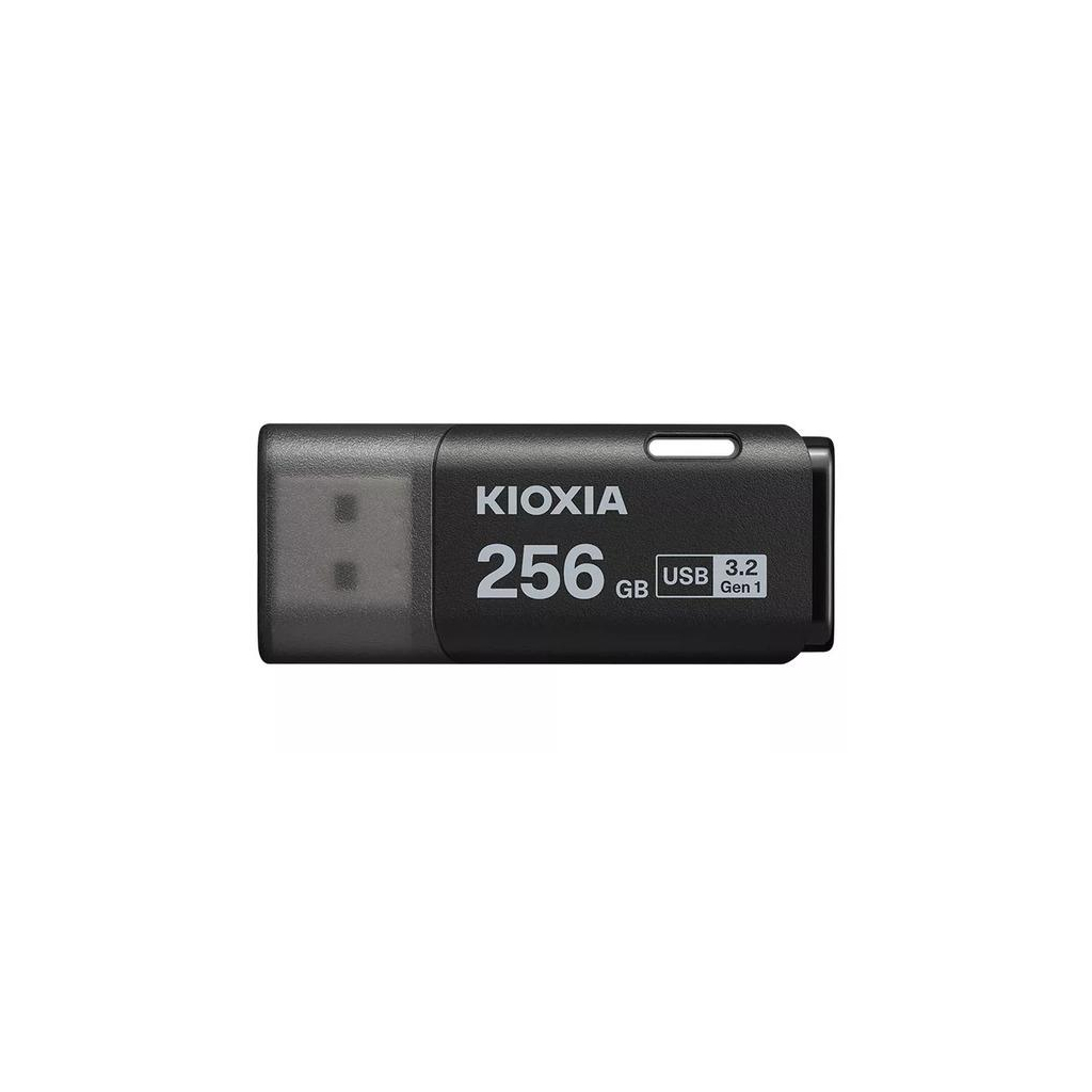 USB флеш накопичувач Kioxia 256GB TransMemory U301 Black USB 3.2 (LU301K256GG4) - зображення 1