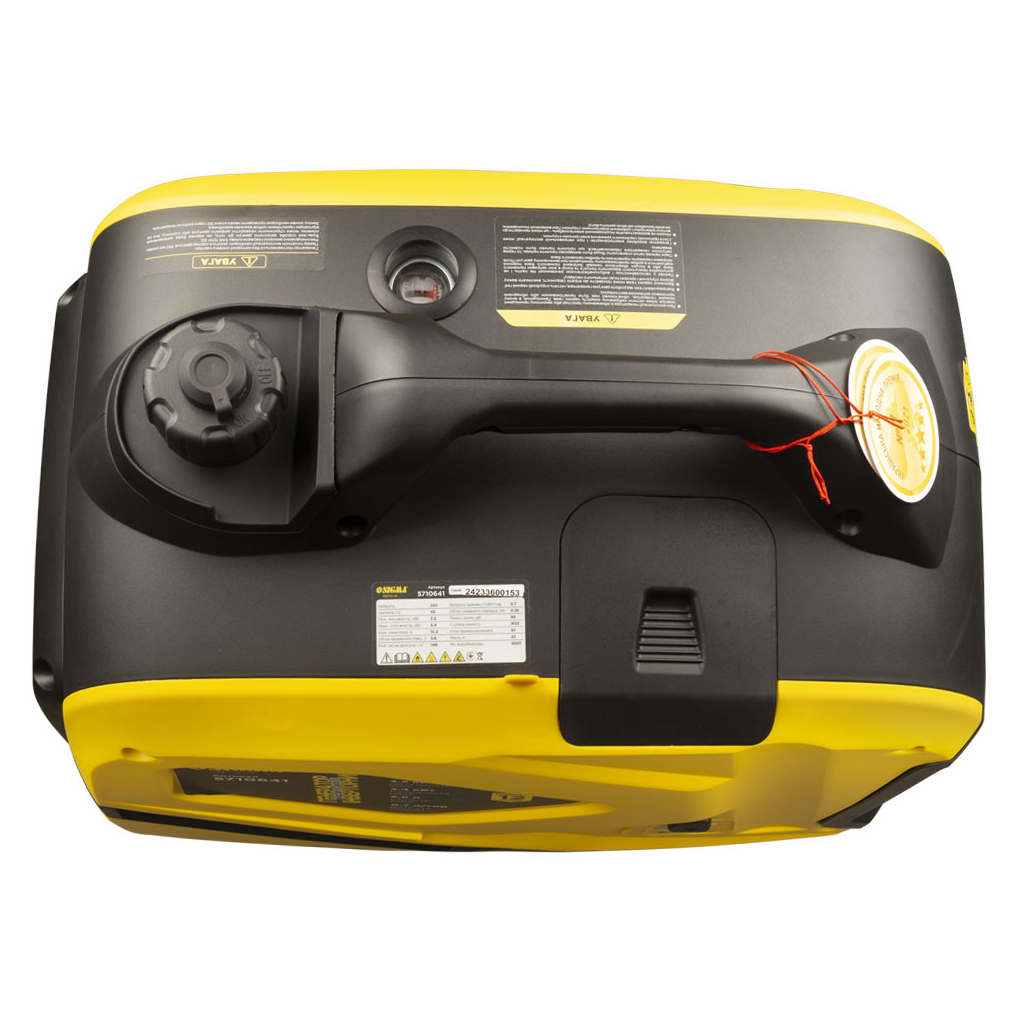 Генератор Sigma інверторний, 3.2/3.4kW, 50dB, ручний запуск (5710641) - зображення 3
