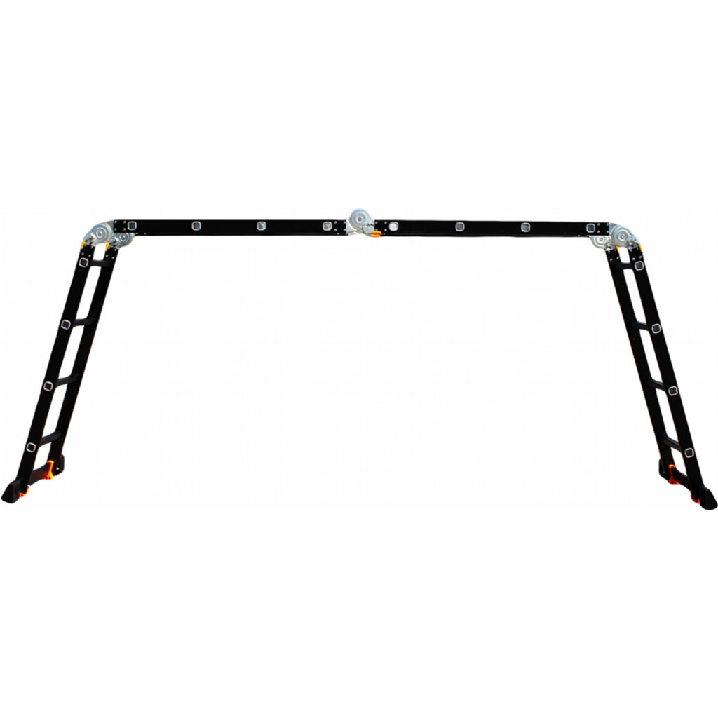 Драбина GTM трансформер 4*4сх. 1,17-4,6м анодований алюміній (KMP404A) - зображення 2