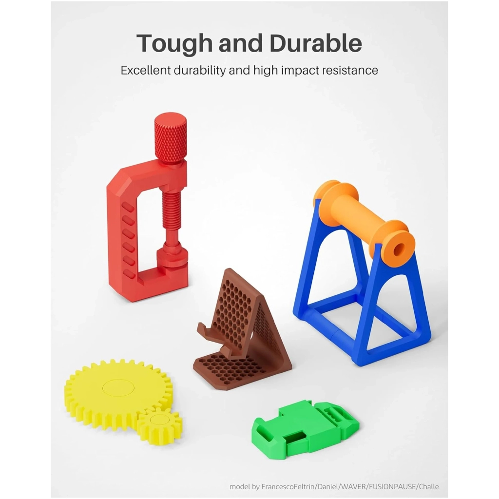 Пластик для 3D-принтера ELEGOO PETG 4x3кг, 1.75мм, black (50.203.0629) - picture 3